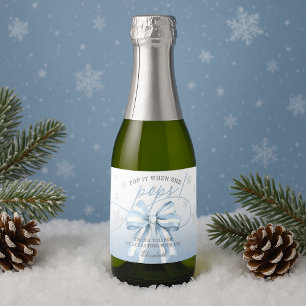 Blue Bow Winter Baby Pop Es, wenn sie Pop