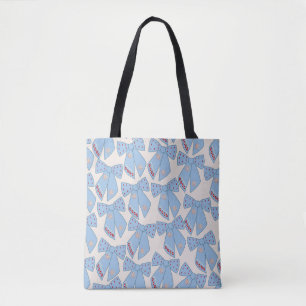 Blue Bows Coquette Tasche