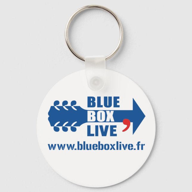 Blue Box Live Schlüsselanhänger (Vorderseite)