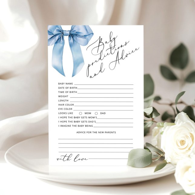 Blue Boy baby Boy pronostics et carte de conseil (Créateur téléchargé)