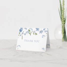 Blue Boy Baby in Bloom Baby Dusche Danke Karte