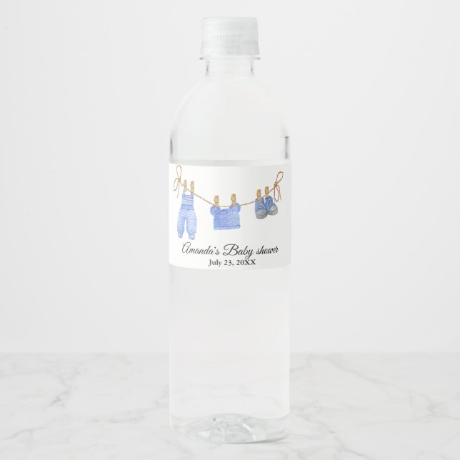 Blue Boy Bohemisch Clothes Kinderdusche (Vorderseite)