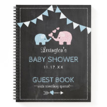Blue Boy Elephant Chalk Look ShowGuest Book |