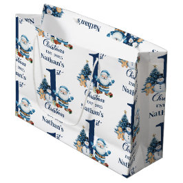 Blue Boy Erste Weihnachten Große Geschenktüte