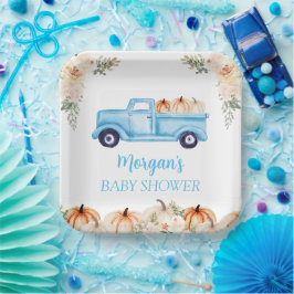 Blue Boy Little Pumpkin Niedlich Baby Dusche Pappteller
