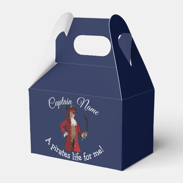 Blue Boy Pirate Geschenkschachtel (Rückseite)