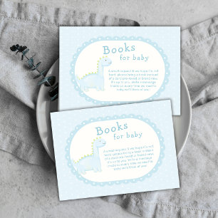 Blue Boy Prähistorische Dinosaurier Bücher Baby Sh Begleitkarte