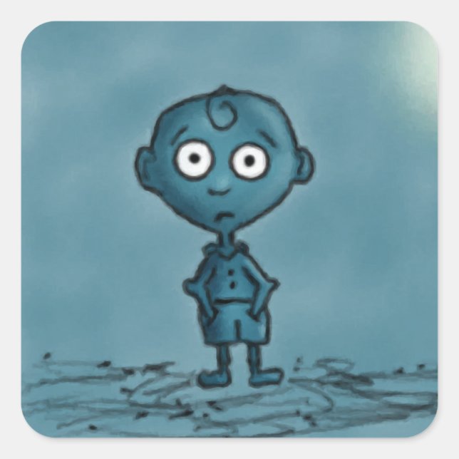 Blue Boy Stickers (Vorderseite)