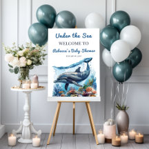 Blue Boy Under Sea Baby Dusche Empfang