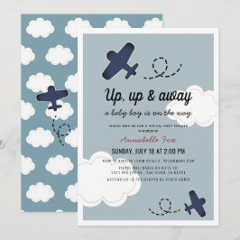 Blue Boy Virtual Baby Showdusche auf dem Blue Boy Einladung