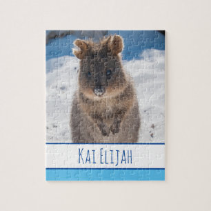 Blue Boys Kids Quokka Beach Personalisiert