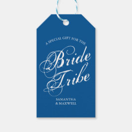 Blue Bridesmaid Vorschlag Card Geschenkanhänger