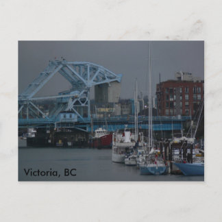 Blue Bridge Victoria, BC Postcard Postkarte