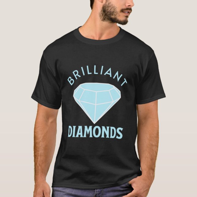 Blue Brilliant Diamond T-Shirt (Vorderseite)