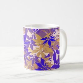 Blue, Bronze and Purple Chestnut Leaves Kaffeetasse