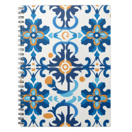 Blue & Brown Detection Notebook Notizblock