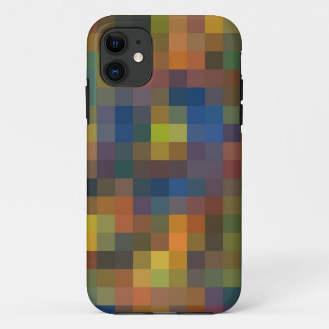Blue Brown Karo Casemate iPhone 5 Selten Case-Mate iPhone Hülle (Rückseite)