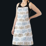 BLUE & BROWN WINTER CHRISTMAS VIBES SCHÜRZE<br><div class="desc">BLUE & BROWN WINTER CHRISTMAS VIBES</div>