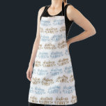 BLUE & BROWN WINTER CHRISTMAS VIBES SCHÜRZE<br><div class="desc">BLUE & BROWN WINTER CHRISTMAS VIBES</div>
