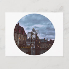 Blue Brugge Postkarte