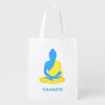 Blue Buddha namaste