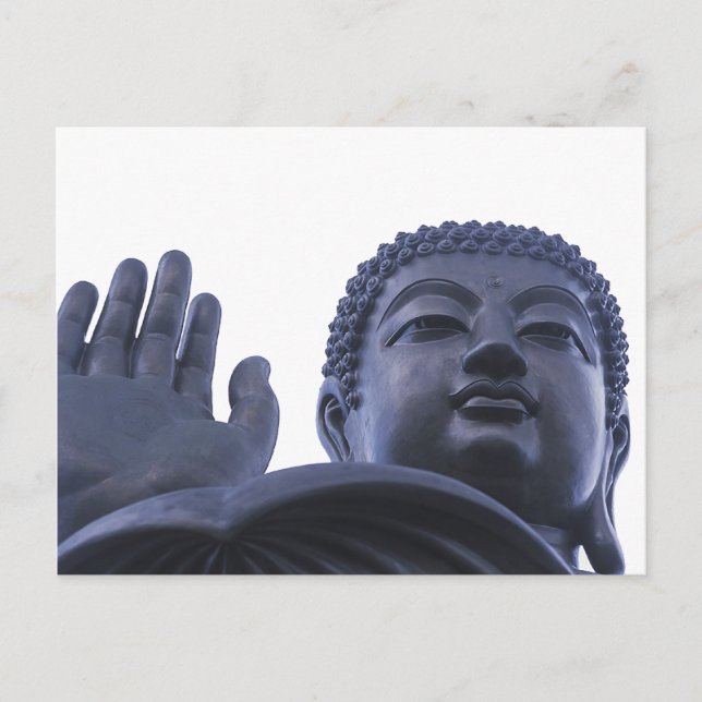 Blue Buddha Postkarte (Vorderseite)
