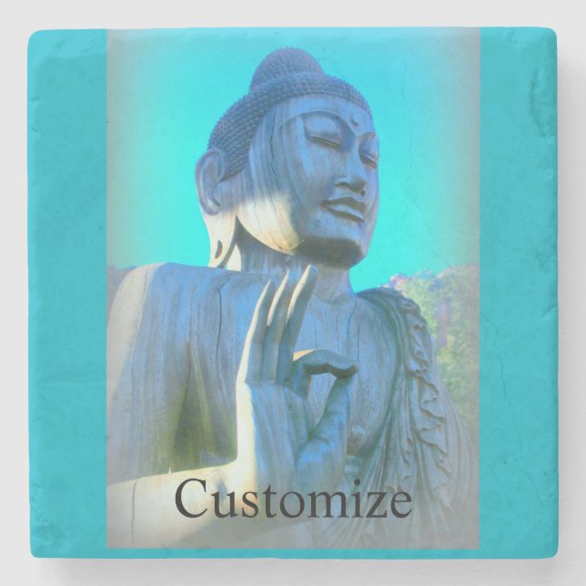 Blue Buddha Thunder_Cove Steinuntersetzer (Vorderseite)