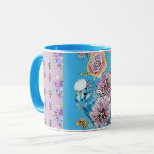 Blue Budgie Blumenzwiebeln Girls Tasse