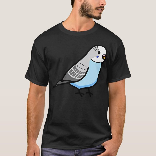 Blue Budgie T-Shirt (Vorderseite)