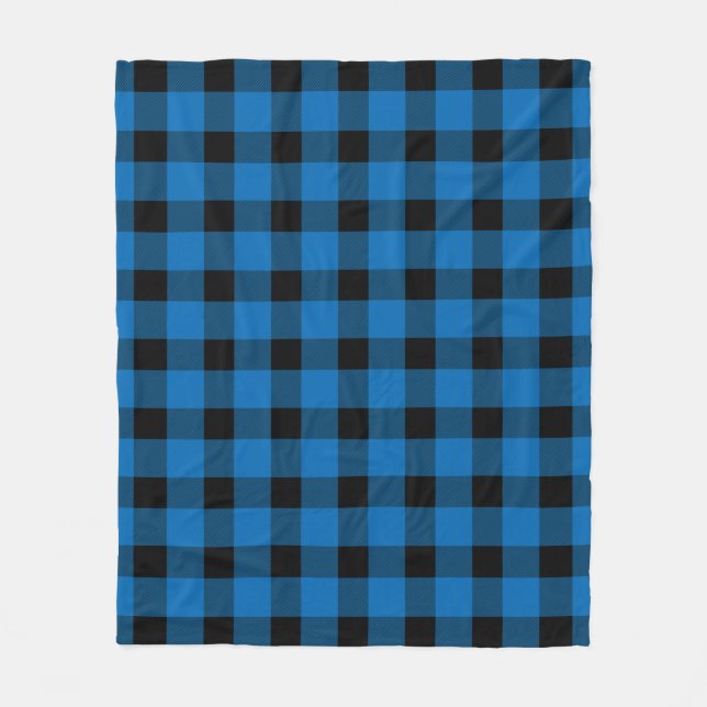 Blue Buffalo Country Lumberjack Kariert Fleecedecke (Vorderseite)