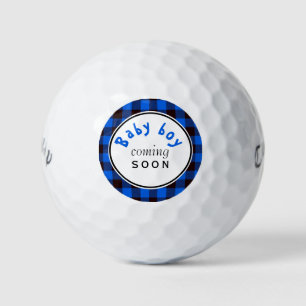 Blue Buffalo Kariert Baby Boy kommt bald Golfball