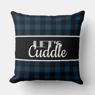 Blue Buffalo Kariert Cuddle Kissen