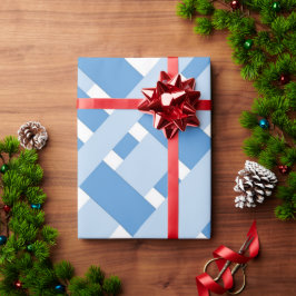 Blue Buffalo Kariert Wrapping Paper Geschenkpapier