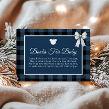 Blue Buffalo Karo-Bär Bücher für Baby Karte