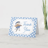 Blue Burger GRILLEN Baby Shower