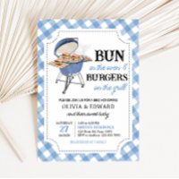 Blue Burger GRILLEN Baby Shower