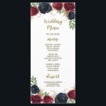 Blue Burgundy Rustic Boho Wedding Menu Cards Menükarte<br><div class="desc">Navy Blue Burgundy Rustic Boho Wedding Menu Cards - mit eleganten Aquarellfarben-Rose und Pionieren in verschiedenen Marsala-, Bordeaux-, Merlot- und Marineblau-Tönen mit elegantem Grün. In den Blume und im Grünen gibt es Touchs von Goldbraten. Das Schriftart-Layout zeigt Goldfarben und Bronzestöne für die Dekoration. Anzeigen der entsprechenden Auflistung auf dieser Seite,...</div>