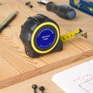Blue Business Brand on Tape Measure Maßband