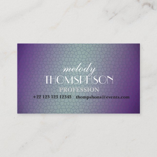 Blue Business Cards Visitenkarte (Vorderseite)