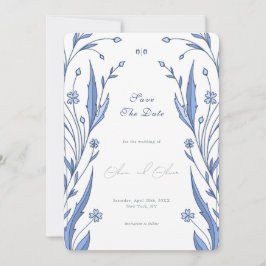 Blue Buttercup Save the Date Einladung