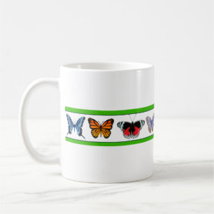 Blue Butterflies (Bridget Collection) Kaffeetasse