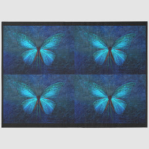 Blue Butterfly 4 Decoupage Tissue Paper Seidenpapier