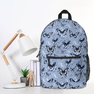 Blue Butterfly Backpack Bedruckter Rucksack