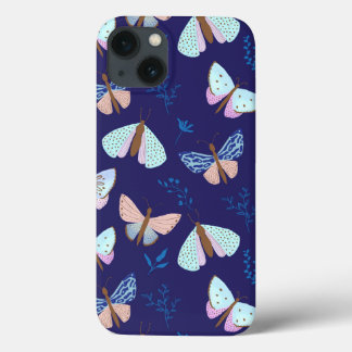 Blue Butterfly Gemusterter Handy-Case Case-Mate iPhone Hülle