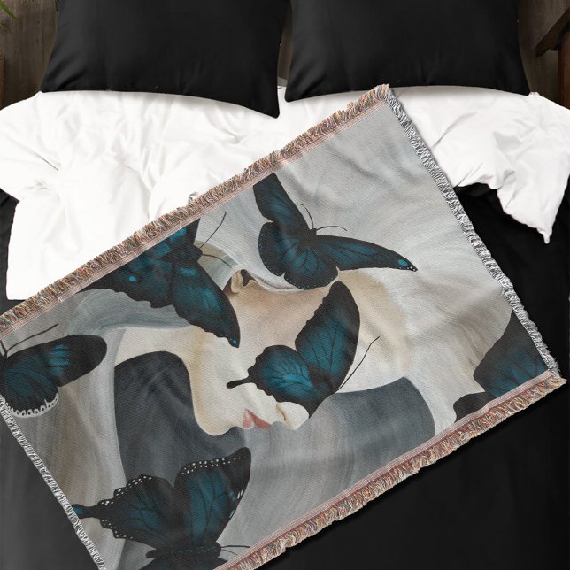 Blue Butterfly Masquerade Decke (Von Creator hochgeladen)