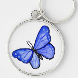 Blue Butterfly Pendant Schlüsselanhänger