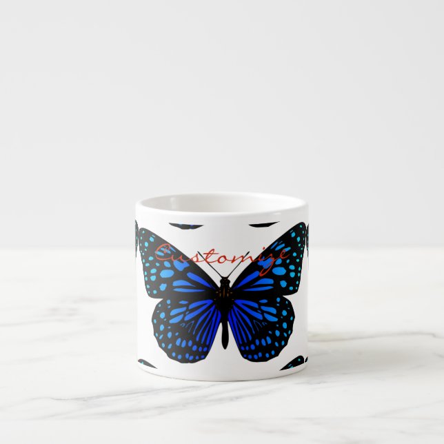 Blue Butterfly Thunder_Cove Espressotasse (Vorderseite)