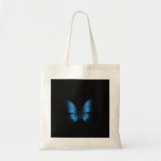 Blue Butterfly Tote Bag Tragetasche