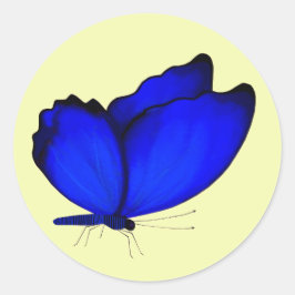 Blue Butterfly Umschlag Aufkleber