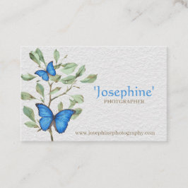 Blue Butterfly - Visitenkarte